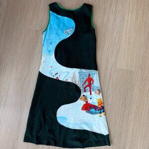 Vintage Custo Barcelona Winter Apres Ski Dress size 1 or US XS